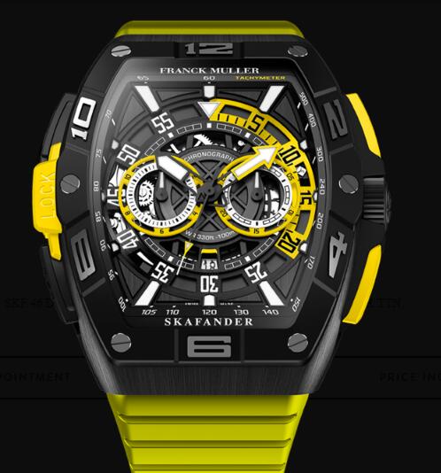 Buy Franck Muller Skafander Chronograph Replica Watch for sale Cheap Price SKF 46 DV CC DT TTNRBR TTNR (JA)